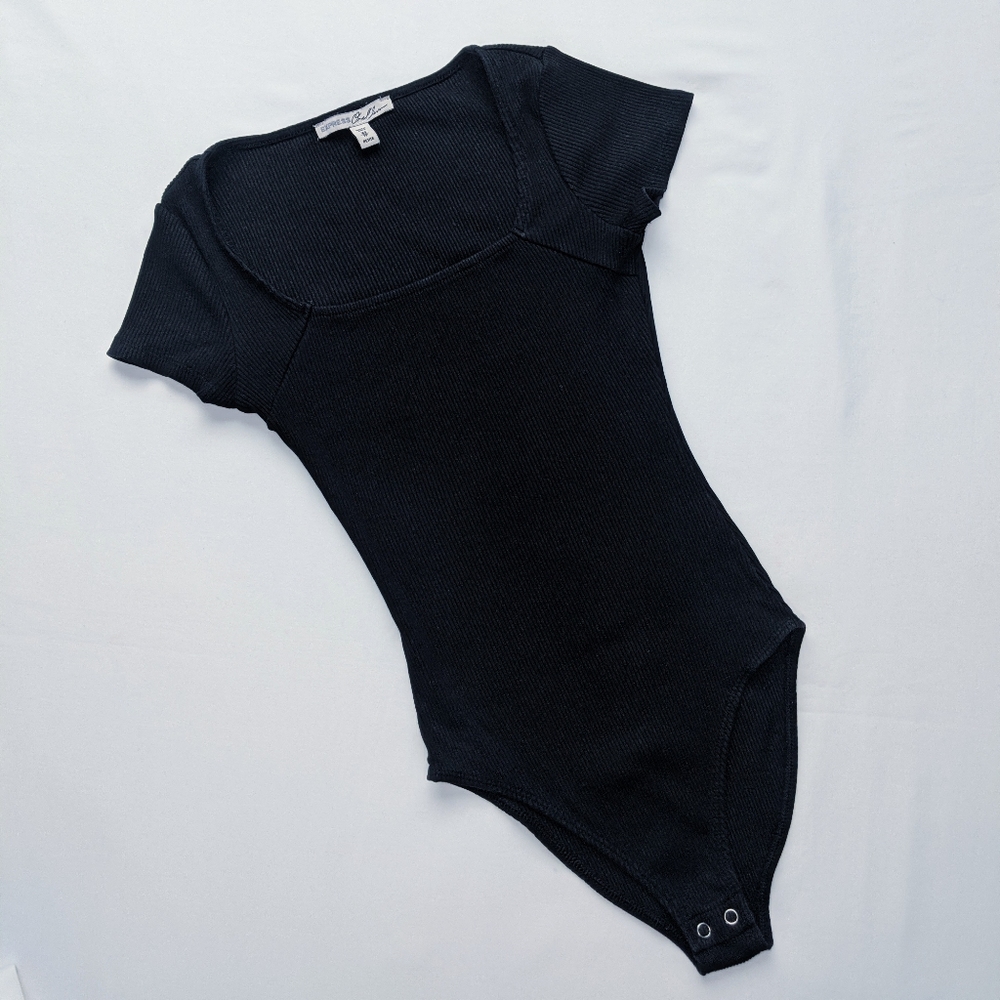 EXPRESS ONE ELEVEN MODERN RIB BIKINI BODYSUIT